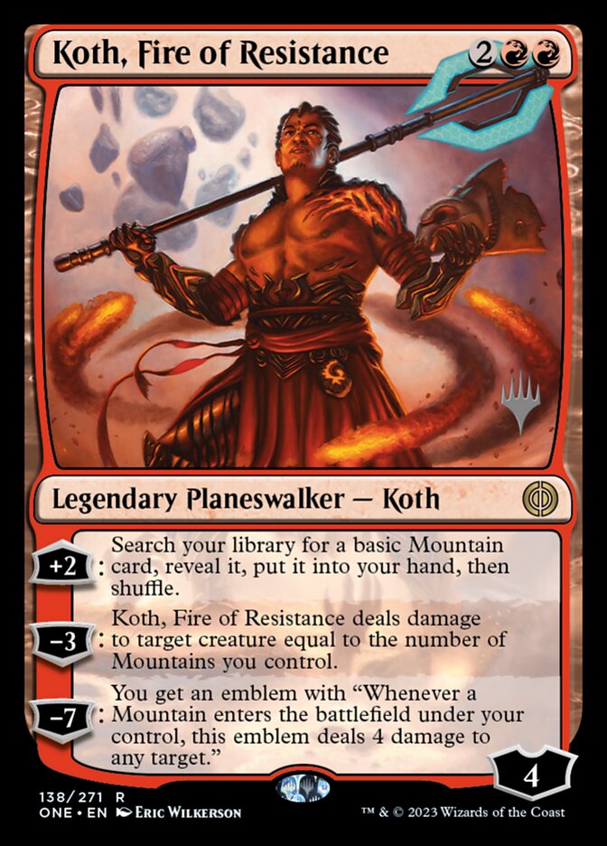 Koth, Fire of Resistance - carta Magic The Gathering