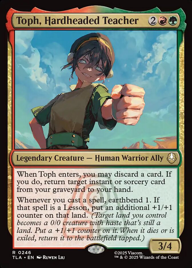 Toph, Hardheaded Teacher - TLA-246-NF-LDG-UNI