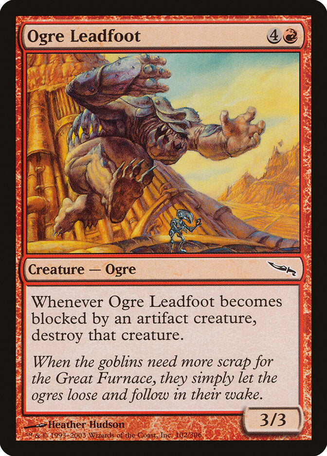 Ogre Leadfoot - carta Magic The Gathering