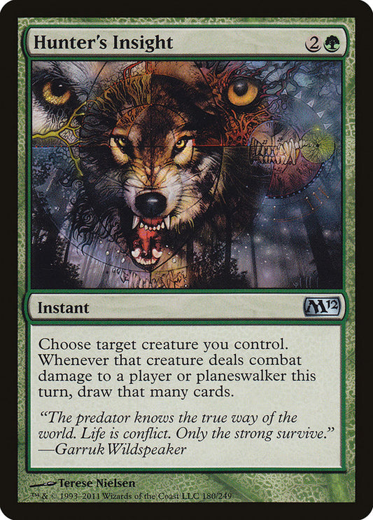 Hunter's Insight - carta Magic The Gathering