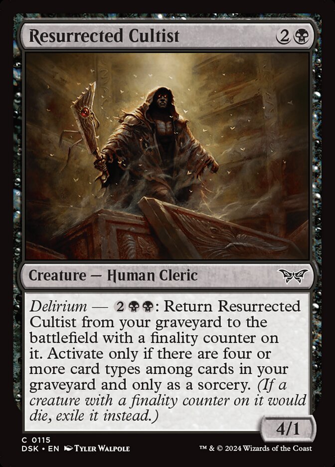 Resurrected Cultist - carta Magic The Gathering
