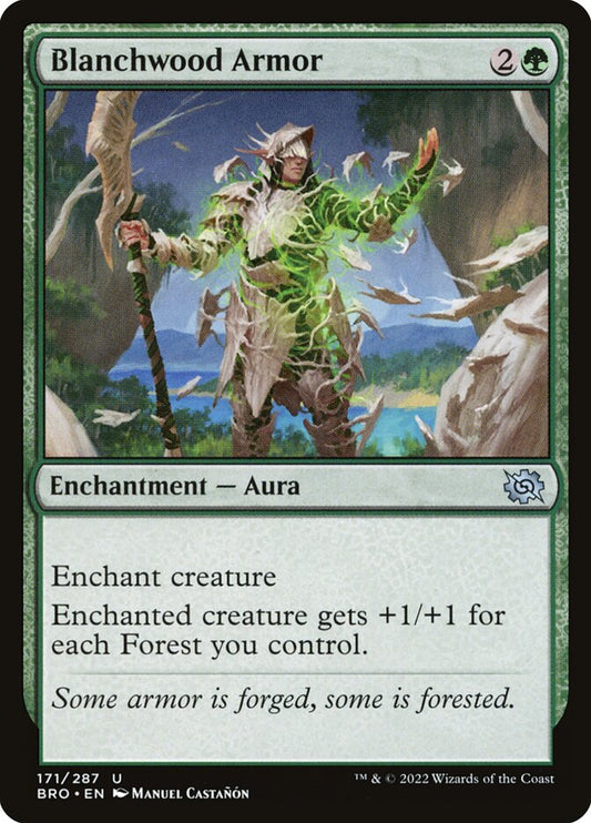 Blanchwood Armor - carta Magic The Gathering