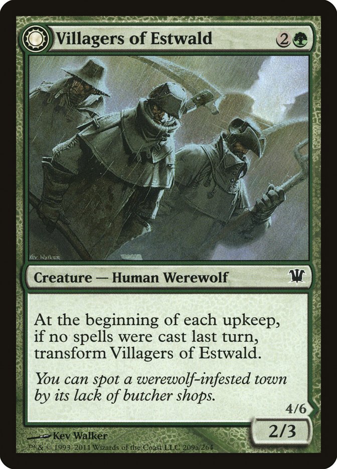Villagers of Estwald - carta Magic The Gathering