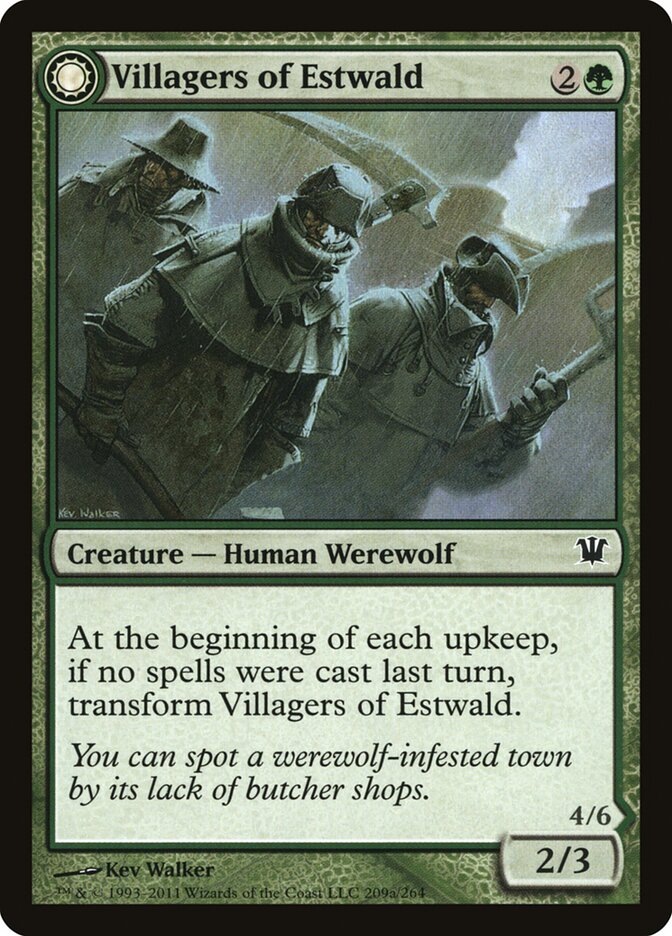 Villagers of Estwald - carta Magic The Gathering