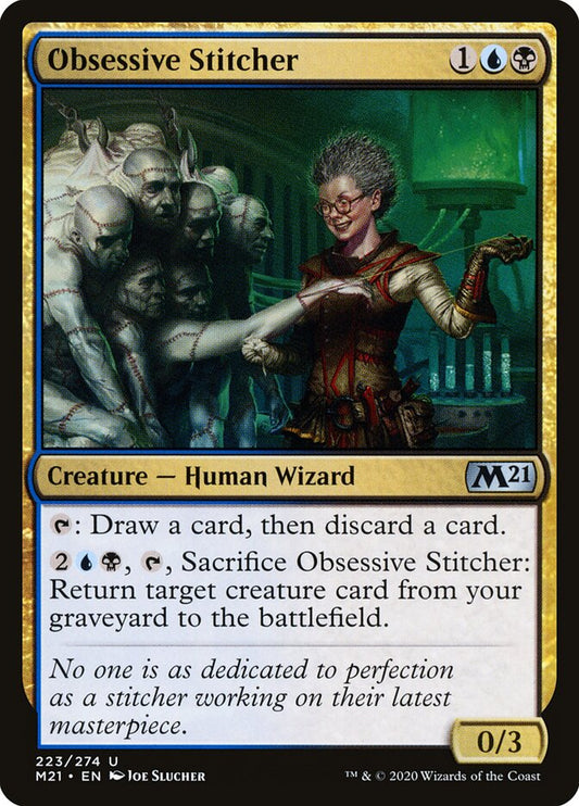 Obsessive Stitcher - carta Magic The Gathering