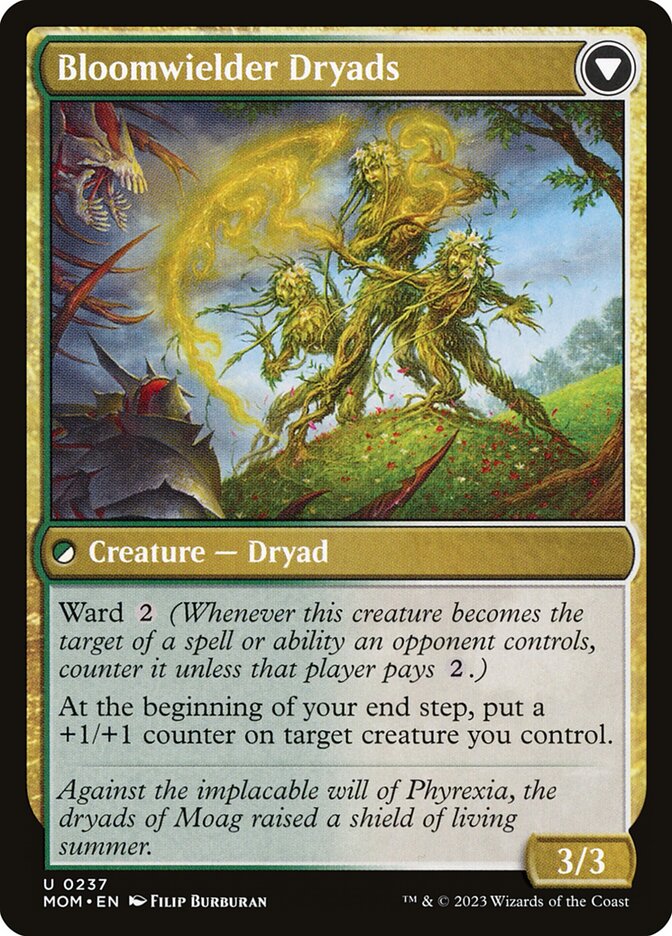Bloomwielder Dryads - carta Magic The Gathering