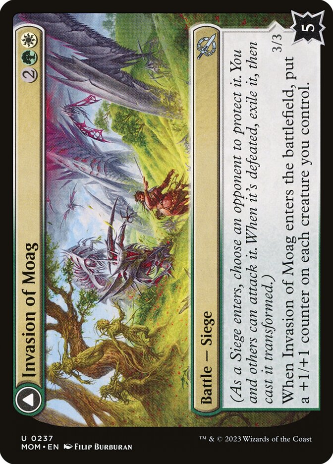 Invasion of Moag - carta Magic The Gathering