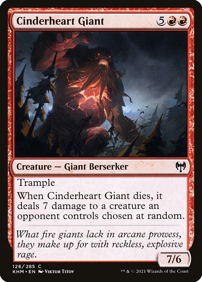 Cinderheart Giant - carta Magic The Gathering