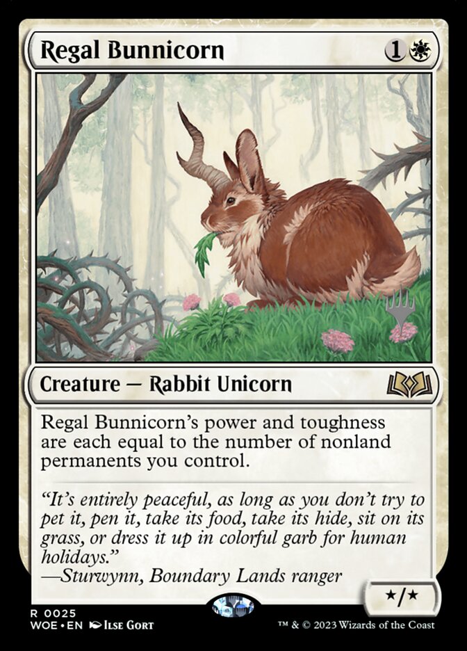 Regal Bunnicorn - carta Magic The Gathering