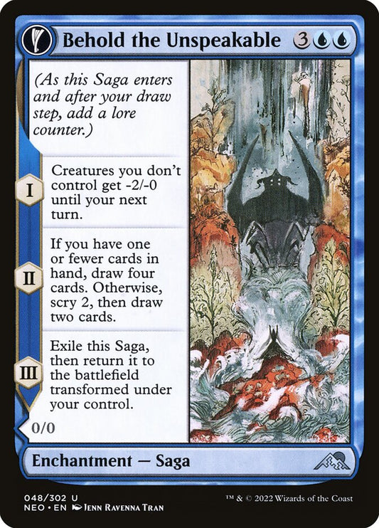 Behold the Unspeakable - carta Magic The Gathering