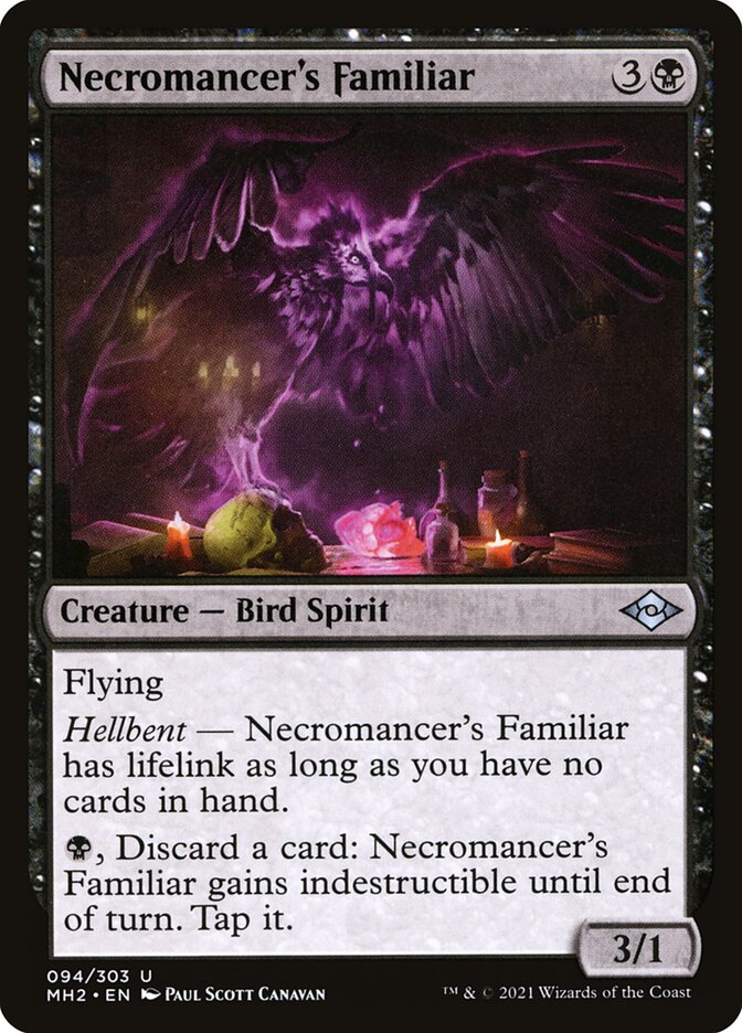 Necromancer's Familiar - carta Magic The Gathering