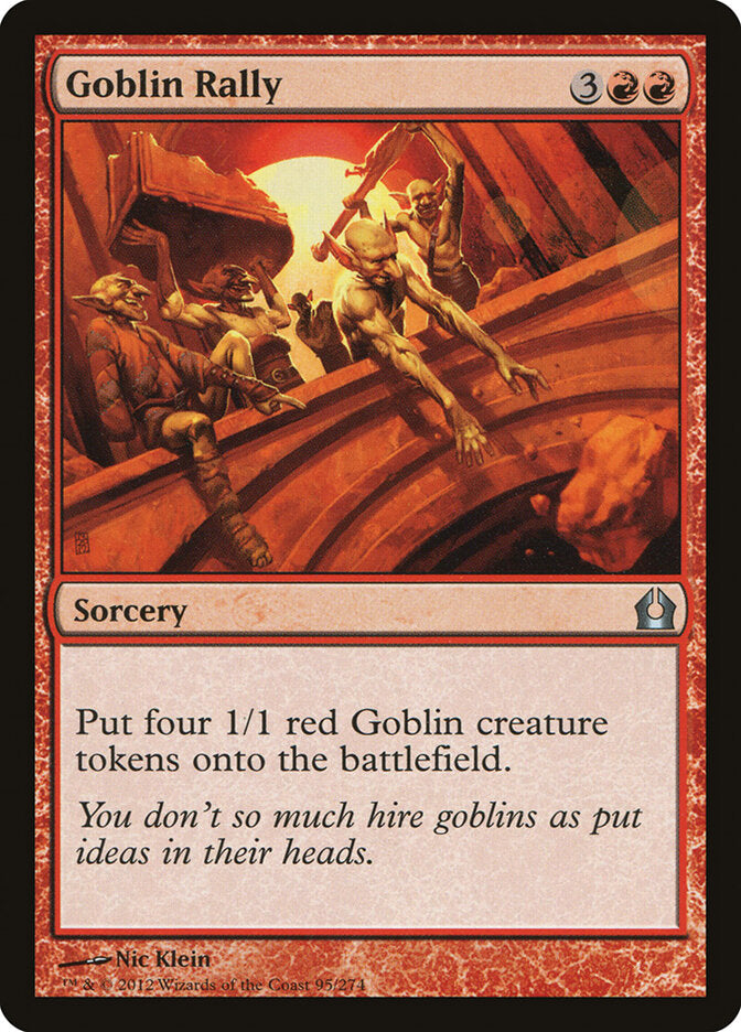 Goblin Rally - carta Magic The Gathering