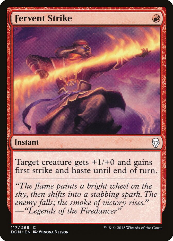 Fervent Strike - carta Magic The Gathering