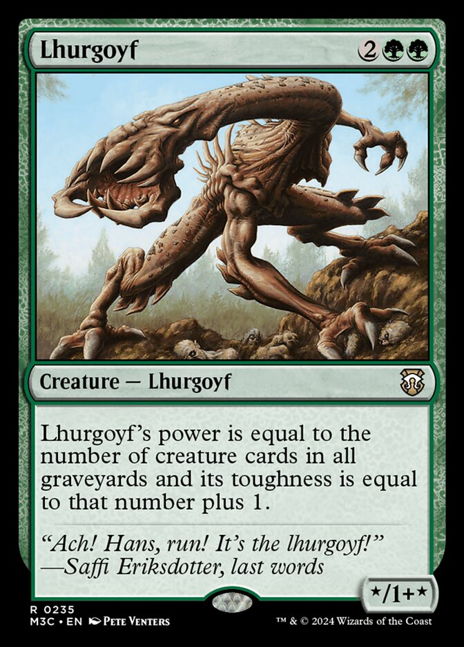 Lhurgoyf - carta Magic The Gathering
