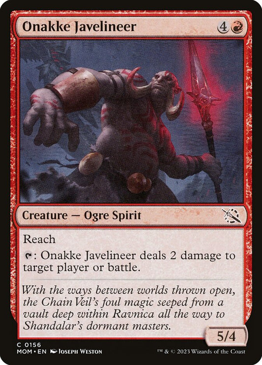 Onakke Javelineer - carta Magic The Gathering