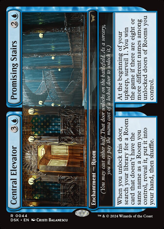 Central Elevator // Promising Stairs - carta Magic The Gathering
