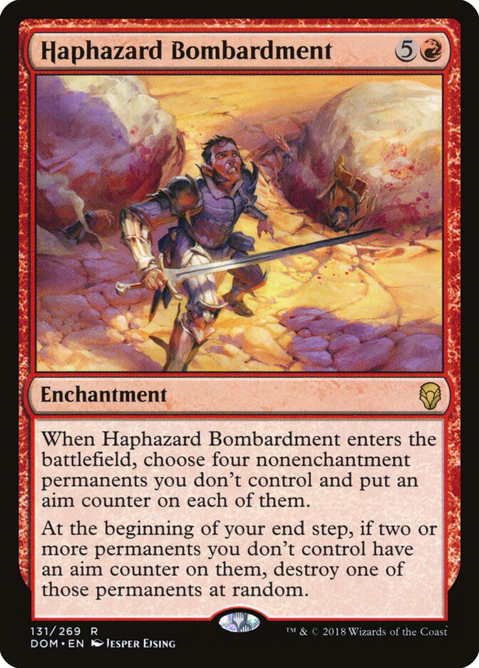 Haphazard Bombardment - carta Magic The Gathering