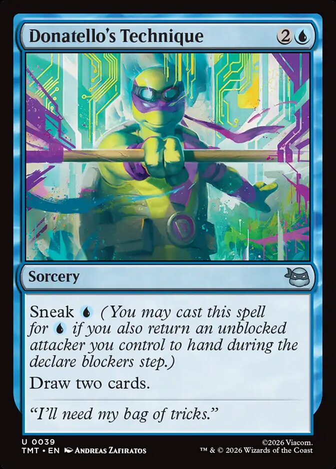 Donatello's Technique - carta Magic The Gathering