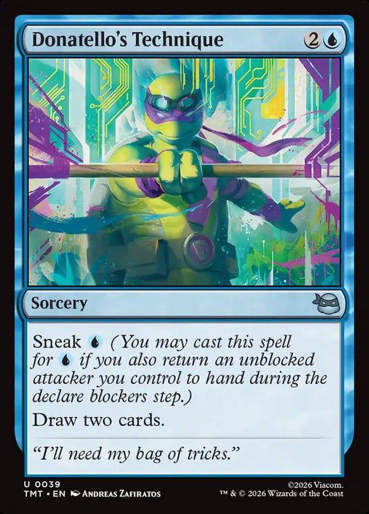 Donatello's Technique - TMT-039-NF-UNI