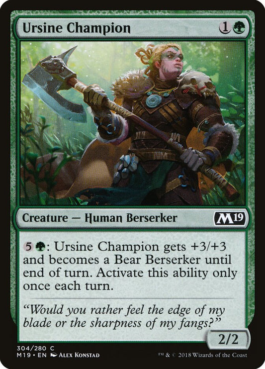 Ursine Champion - carta Magic The Gathering