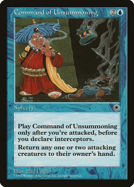 Command of Unsummoning - carta Magic The Gathering