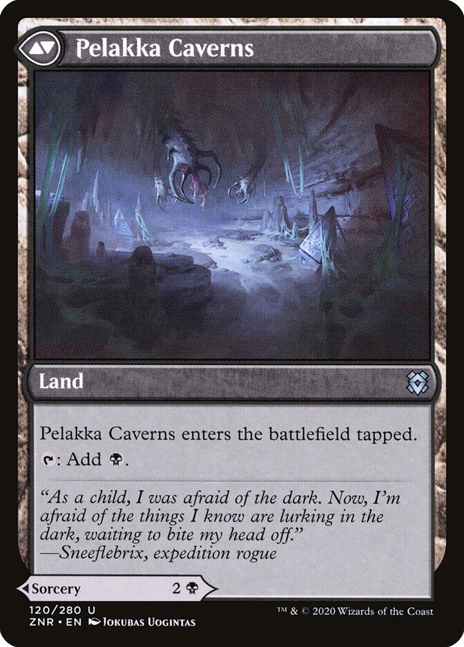 Pelakka Caverns - carta Magic The Gathering