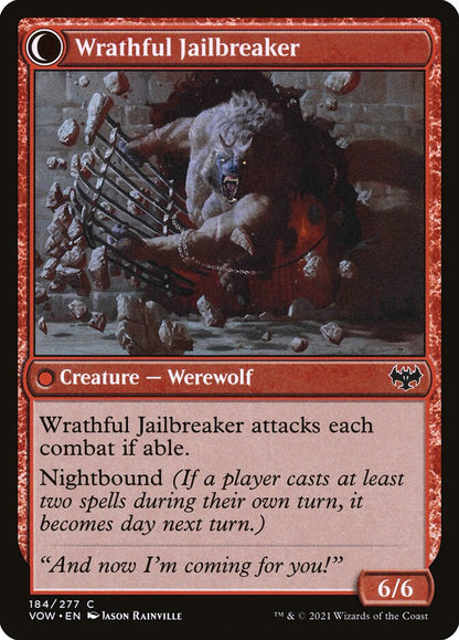 Wrathful Jailbreaker - carta Magic The Gathering