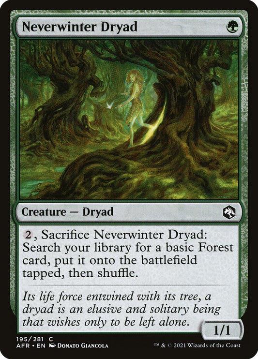 Neverwinter Dryad - carta Magic The Gathering