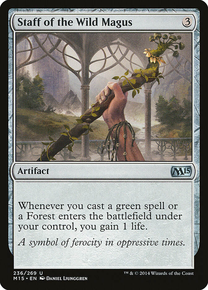 Staff of the Wild Magus - carta Magic The Gathering
