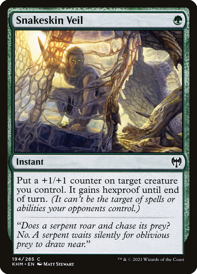 Snakeskin Veil - carta Magic The Gathering