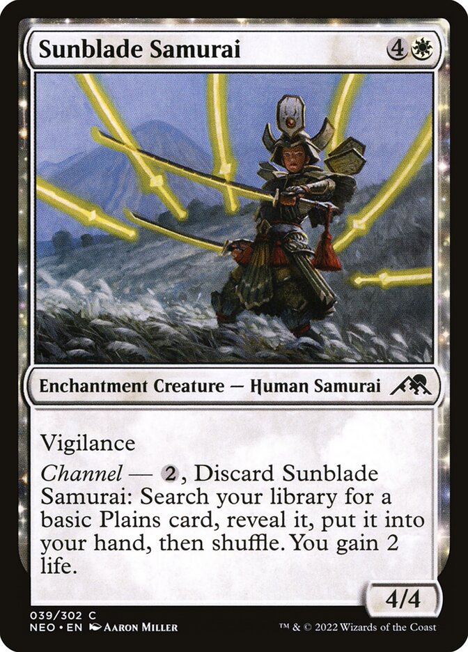 Sunblade Samurai - carta Magic The Gathering