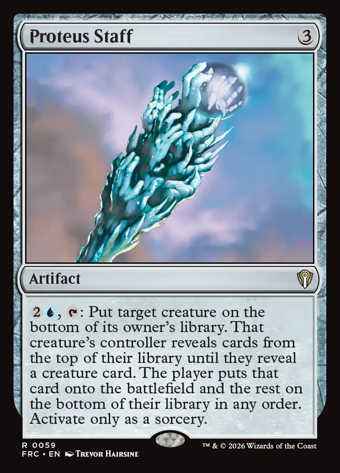 Proteus Staff - carta Magic The Gathering