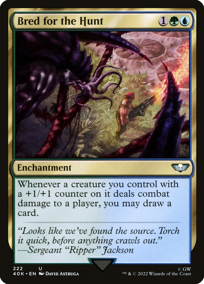 Bred for the Hunt - 40K-222-NF-UNI