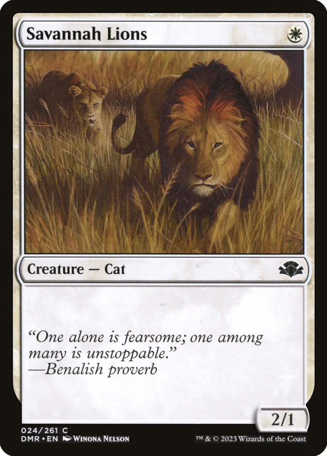 Savannah Lions - carta Magic The Gathering