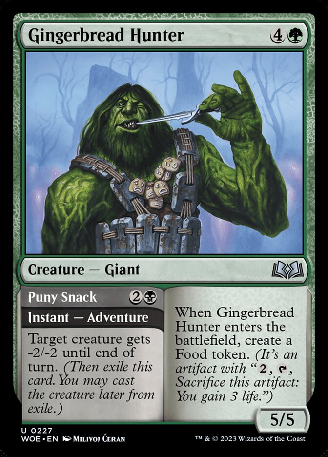 Gingerbread Hunter // Puny Snack - WOE-227-NF-STD