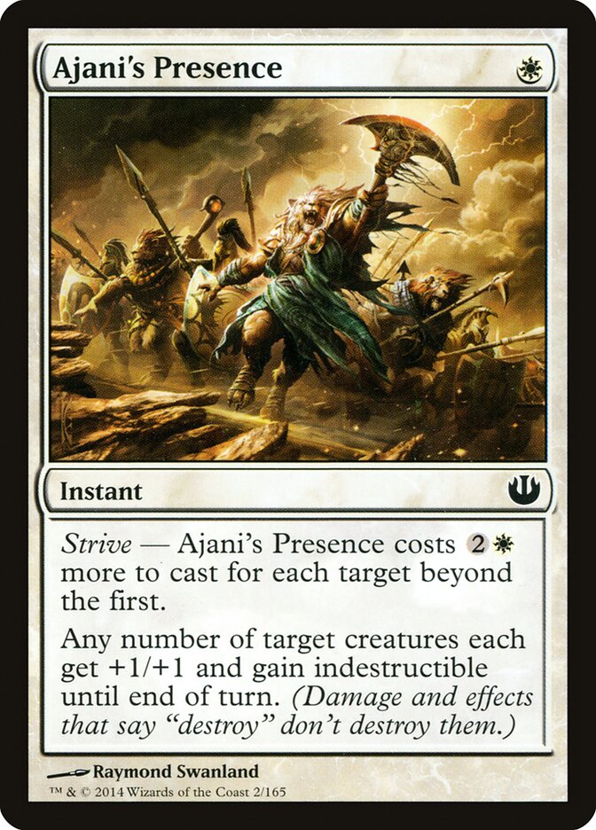 Ajani's Presence - carta Magic The Gathering