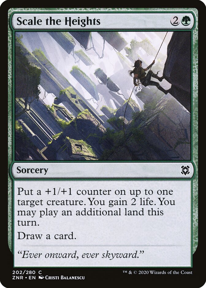 Scale the Heights - carta Magic The Gathering