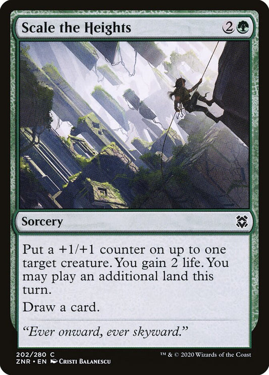 Scale the Heights - carta Magic The Gathering