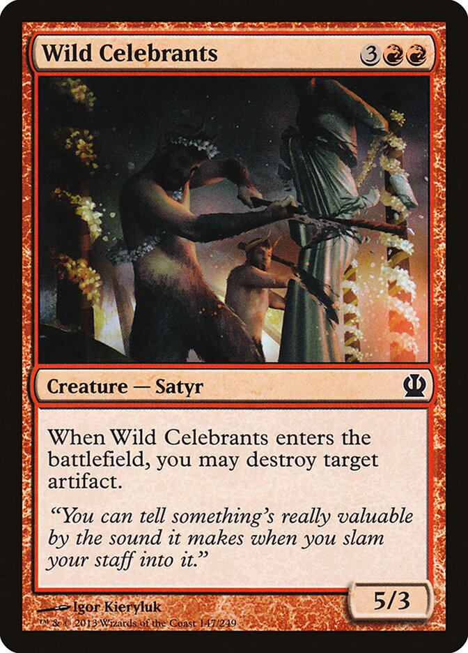 Wild Celebrants - carta Magic The Gathering