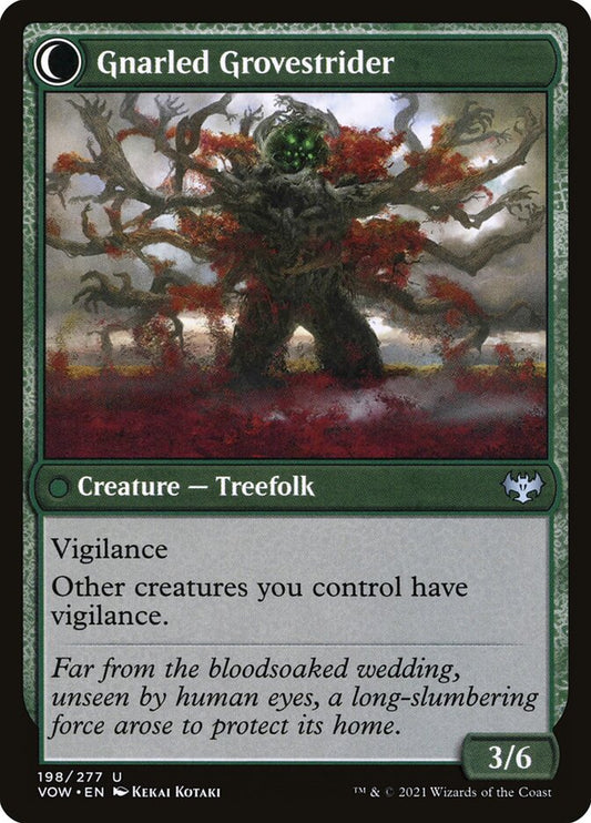 Gnarled Grovestrider - carta Magic The Gathering