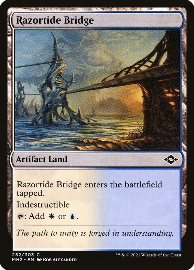 Razortide Bridge - carta Magic The Gathering