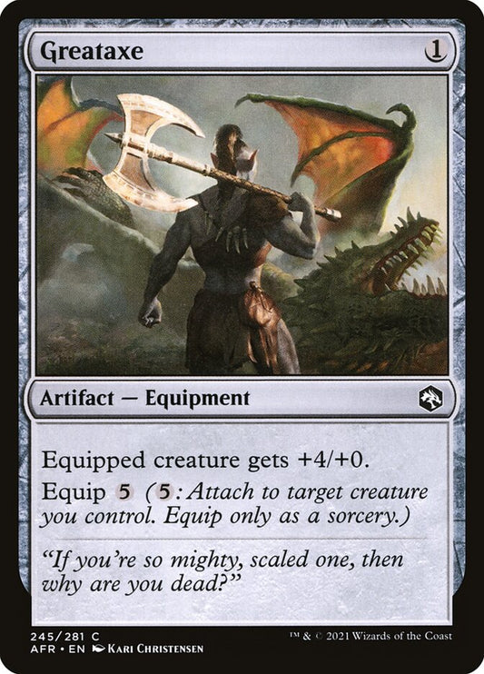 Greataxe - AFR-245-NF-STD