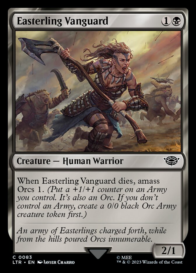 Easterling Vanguard - carta Magic The Gathering