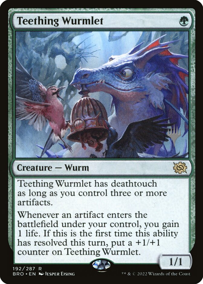 Teething Wurmlet - carta Magic The Gathering