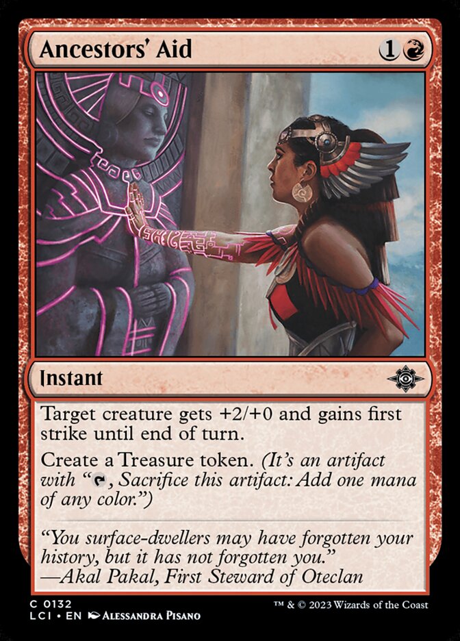 Ancestors' Aid - carta Magic The Gathering