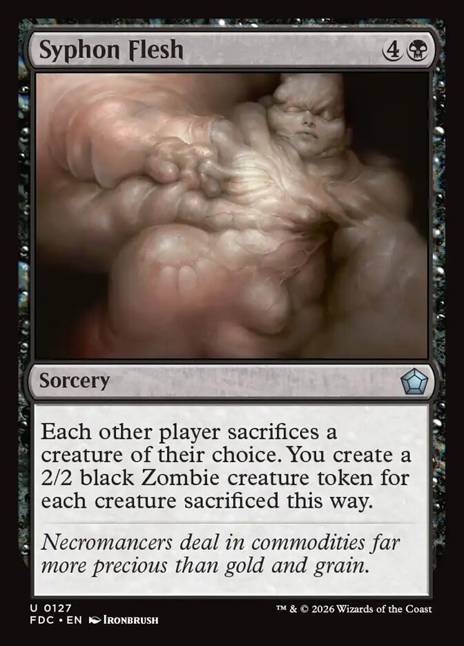 Syphon Flesh - carta Magic The Gathering