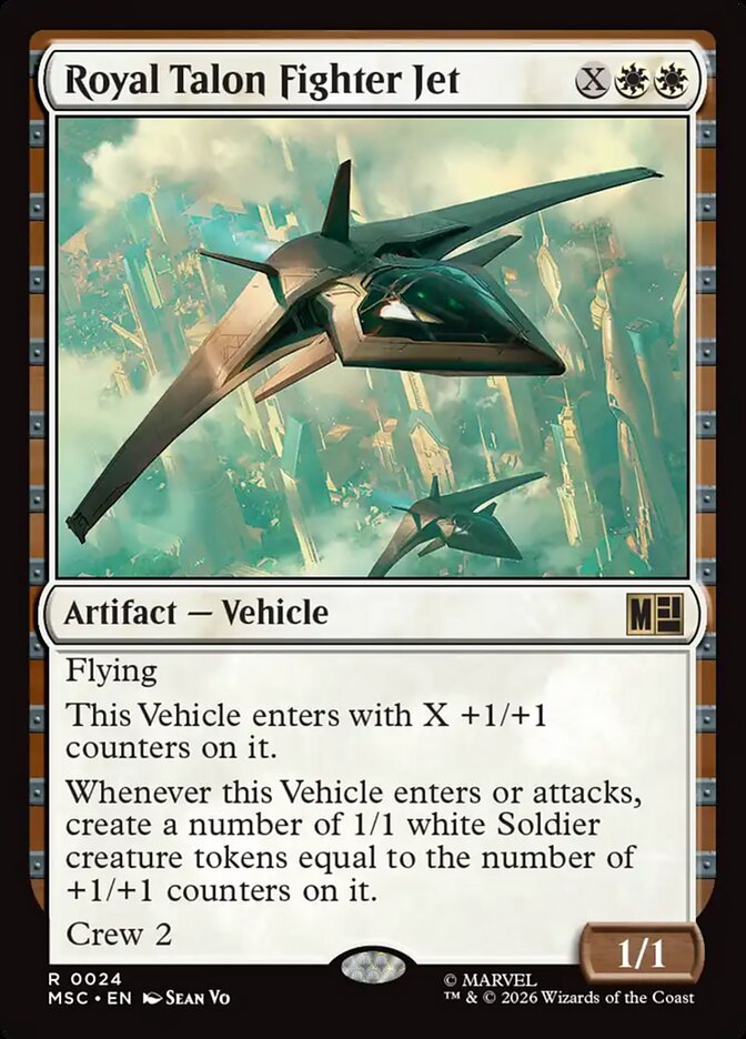 Royal Talon Fighter Jet - carta Magic The Gathering