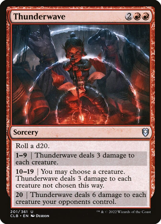 Thunderwave - carta Magic The Gathering