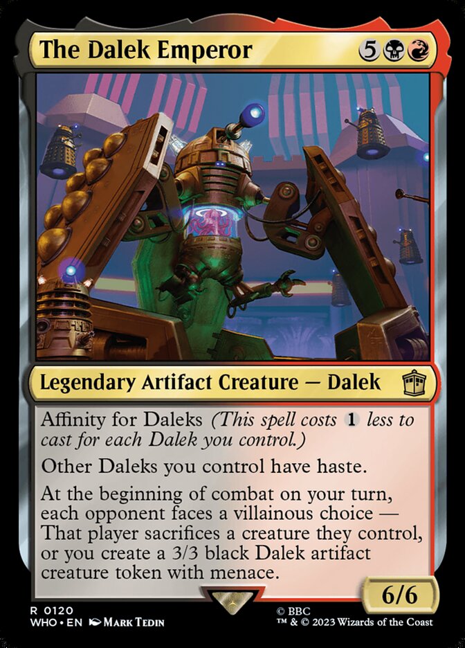 The Dalek Emperor - carta Magic The Gathering
