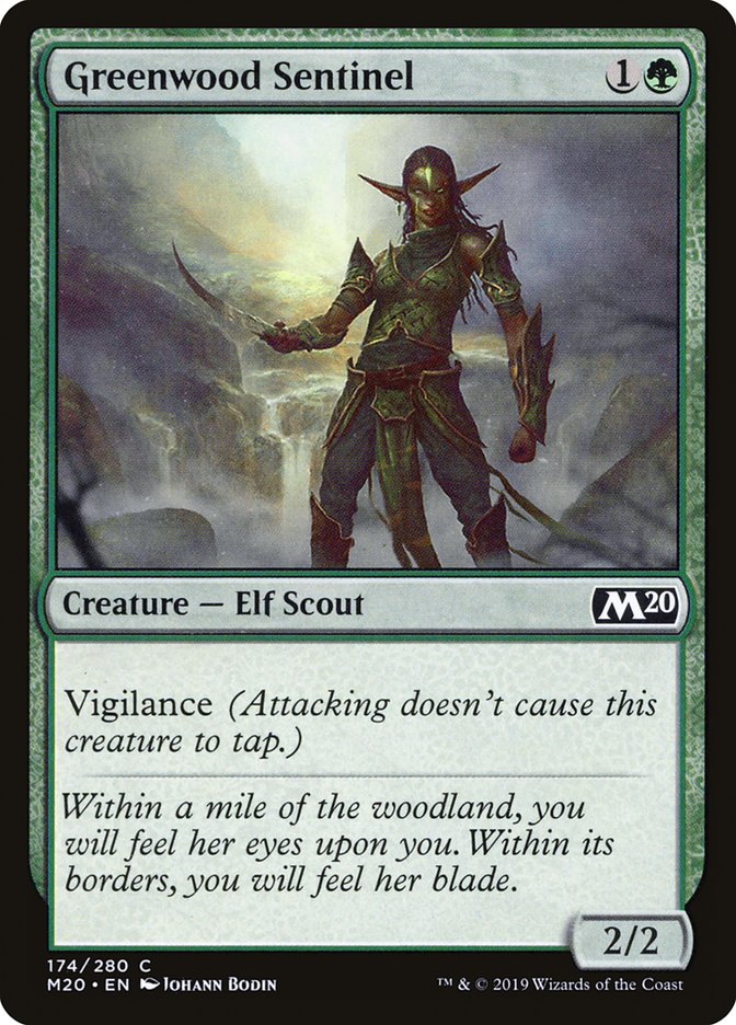 Greenwood Sentinel - carta Magic The Gathering